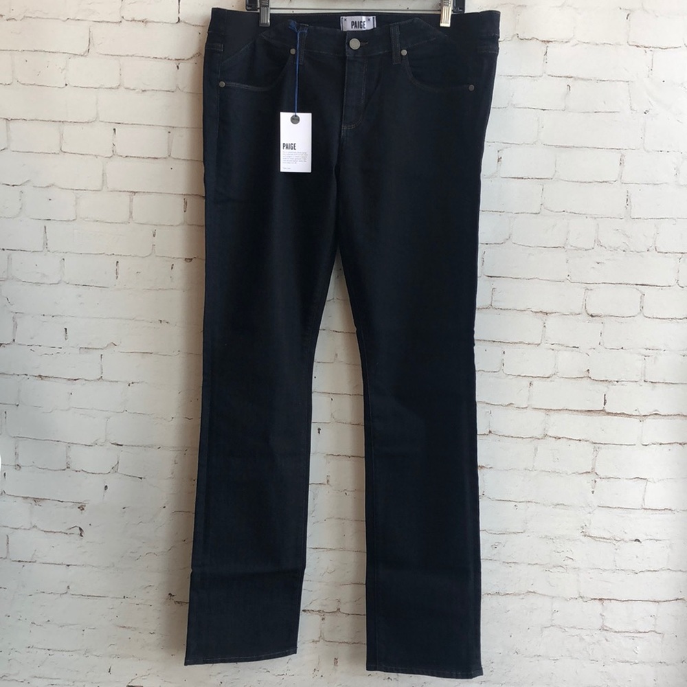 Paige Maternity Jeans Skyline Straight Twilight